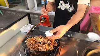 Filipino Street Food |  PORK SISIG  with egg