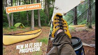 Nova Craft Canoe Co. New 14 Ft. Solo Prospector Review/Test Run