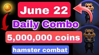 Today's Hamster Kombat Daily Combo: five or 5 Million Coins for free, June 22, 2024