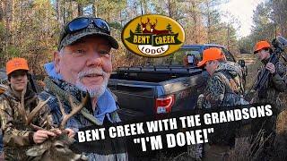 CUZ 411 - BENT CREEK WITH THE GRANDSONS / "I'M DONE!"