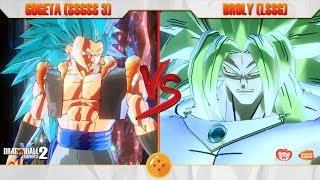 Gogeta (Super Saiyan Blue 3) vs Broly (LSSG)