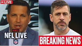NFL LIVE | Zero chance he doesn’t sign - Adam Schefter shares the latest on Aaron Rodgers & Steelers