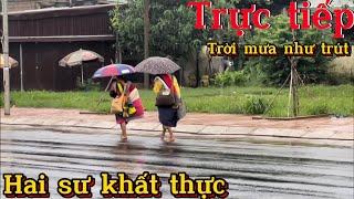 Mới nhất sáng nay sư thầy chơn chí và sư minh khổ đi khất thực bản đồng bào vùng cao