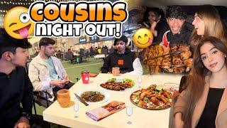 Cousins night out | Ahmad ko chilli sauce khilai | Ahmad sy treat li | Saneha Kinza Vlogs