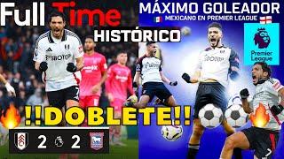 DOBLETE de Raúl Jiménez vs ipswičh se convirtió en el MÁXIMO GOLEADOR Mexicano  en la EPL󠁧󠁢󠁥󠁮󠁧󠁿