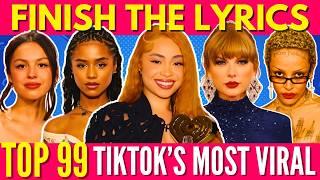 FINISH THE LYRICS - Most Popular Viral TikTok Songs EVERMEGA CHALLENGE(️ - 2024) #4