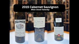 11 Unique Cabernet Sauvignon Wines from the 2015 Vintage || What I Drank Yesterday