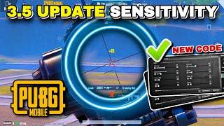 pubg new update 3.5 sensitivity settingsbest new sensitivity +code