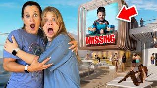 Caleb went MISSING on a CRUISE SHIP!