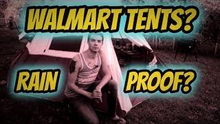 Rain proof Walmart tent? "Ozark trail teepee"