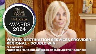 Elaine Hery, Eres Relocation Services Winner Destination services provider of the year – Regional &