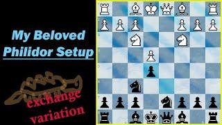 How to Play the Philidor Defense || The Exchange Variation || Chess Openings for Black