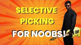 Selective Picking Practice Etude - Harmonic Minor Diatonic Triads