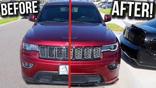 How to Make Your Base Jeep LOOK Like a TRACKHAWK! New Headlights! *VLAND*