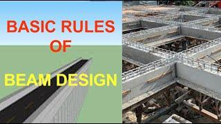 Important rules to design a beam.| Beam