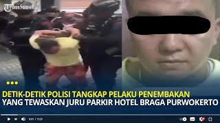 Detik-detik Polisi Tangkap Pelaku Penembakan yang Tewaskan Juru Parkir di Hotel Braga Purwokerto