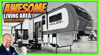 This Toy Hauler Brings COMFORT to the Living Space! 2024 Alliance Valor 40V13 Fifth Wheel