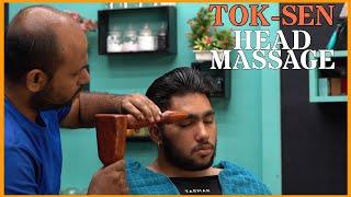 THAI Tok-Sen Head Massage and Neck Cracking By Reiki Master#asmr