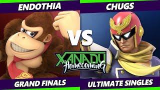 Xanadu Homecoming GRAND FINALS - Endothia (Donkey Kong) Vs. Chugs (Captain Falcon) Smash Ultimate