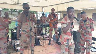 FIRE SERVICE BAND PERFORMS GHANA ADADAM HIGHLIFE LIVE BAND MUSIC