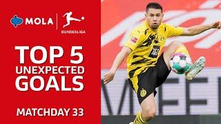 Bundesliga | Top 5 most unexpected Goals Matchday 33