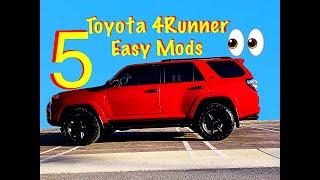 ⬛️🟥⬛️  Toyota 4Runner Mods: 5 Easy Mod Accessories for your 4Runner