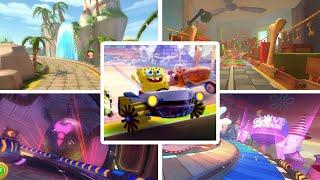 Nickelodeon Kart Racers 2: Grand Prix - All 28 Tracks