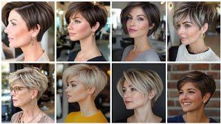 Woman Gorgeouse Short Haircut|Short Bob and pixie Haircut|Short Undercut Haircut 2024!