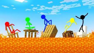 Stickman VS Minecraft: Floor is Lava Shorts Animation