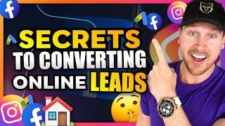 Online Real Estate Lead Generation Follow Up - How to CONVERT ONLINE LEADS
