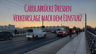 Carolabrücke Dresden Verkehrslage und Infrastruktur