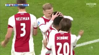 Ajax vs Willem II 3-1- Highlights & Goals - 24.12.2017 HD