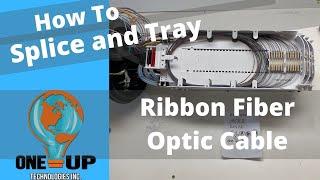 How To Splice and Tray Ribbon Fiber Optic Cable