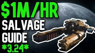 $1M/Hr ULTIMATE SALVAGE GUIDE FOR 3.24.1! BEST WAY TO MAKE MONEY IN STAR CITIZEN *SAFE*