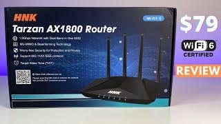 WiFi 6 Router Review 2021 || HNK TARZAN AX1800