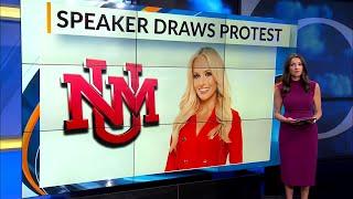 Controversial speaker draws protest at UNM