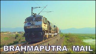 DIESEL: 15657 Brahmaputra Mail (Delhi to KYQ) with SGUJ WDP4 EMD Diesel Locomotive [ROUTE DIVERTED]