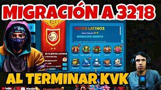 MIGRACIÓN A 3218 PRONTO AL TERMINAR KVK - RISE OF KINGDOMS