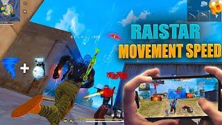 God Level Movement Speed Like Raistar | how to increase movement speed on freefire