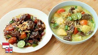 Resep SOTO BETAWI Kuah & Oseng Versi Praktis [Menu IdulAdha]