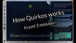 Three Minute Quirkos Overview