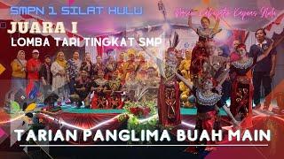 Merinding II Tarian Panglima Buah Main II Juara 1 Tari Tingkat SMP Porseni Kabupaten Kapuas Hulu.