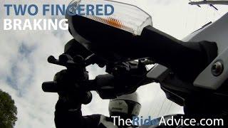 Two Fingered Motorcycle Braking - Covered Motorcycle Braking