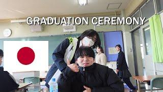 A day at Japanese High School Graduation Ceremony [Ordinary Student]