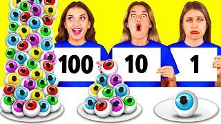100 Couches de Nourriture Défi | Défis Amusants par BaRaFun Challenge