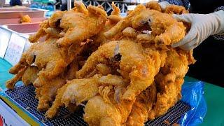 A very early morning market, Korean fried chicken Gangjeong