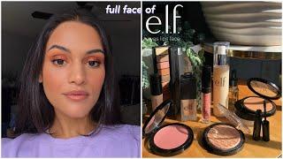 full face of elf cosmetics // nothing over $10