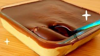 this recipe is 50 years old YUMMY, EASY and CHEAP dessert, in 5 MINUTES and WITHOUT OVEN!