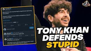 TONY KHAN EXPOSED! Tony Defends AEW "Sicko" & Admits To Watching JDfromNY