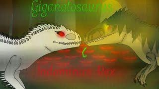 Giganotosaurus X İndominus Rex ( Love Story And Animation Dinosaur )